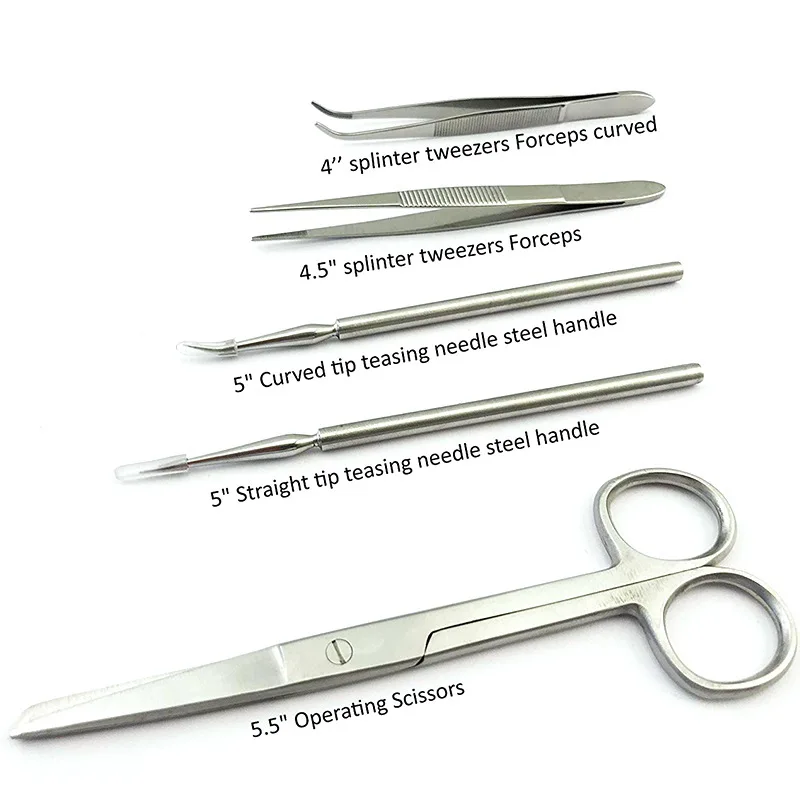 22 Pcs Advanced Dissection Kit Anatomy & Biology Medical Students Dissecting Suture Tools