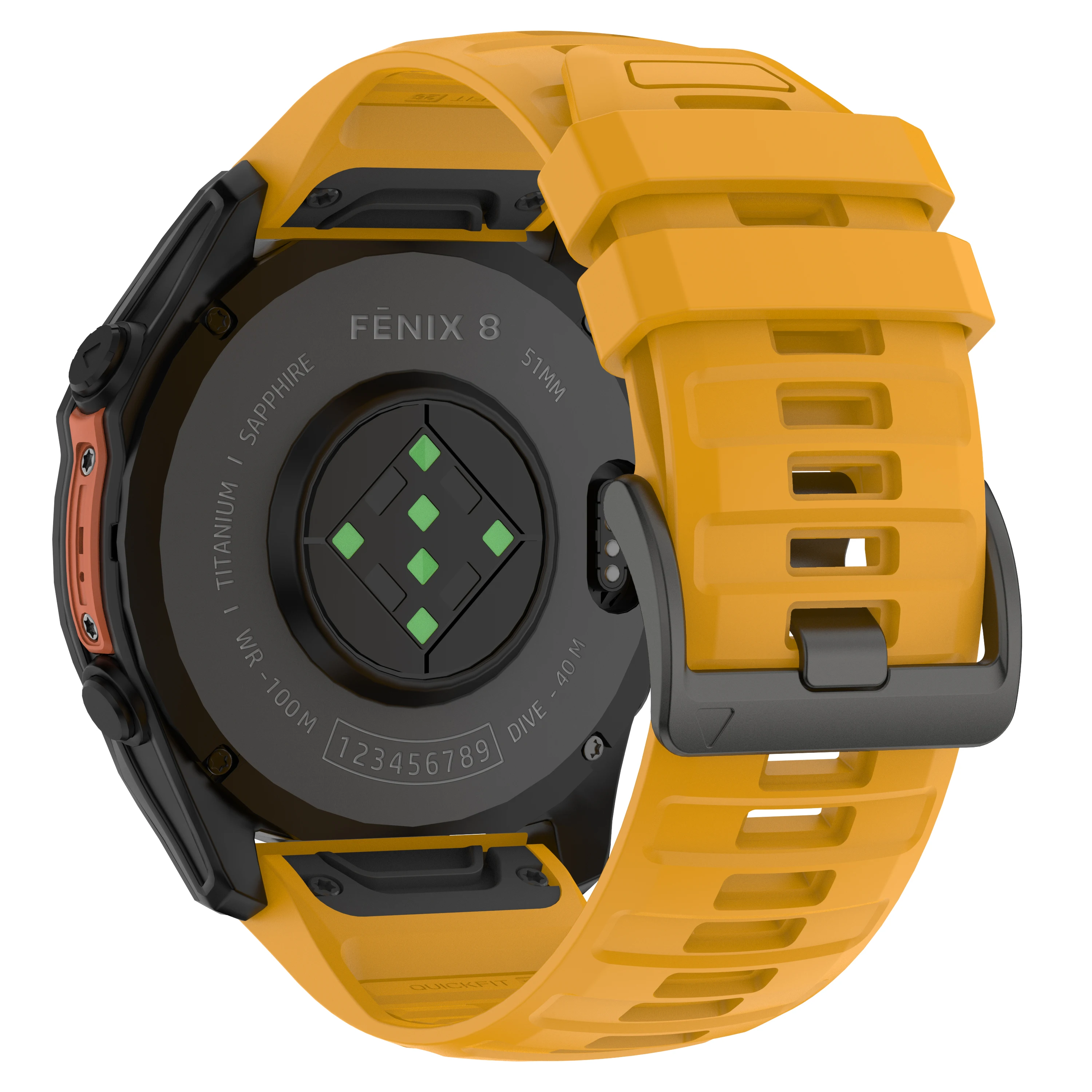 Premium QuickFit Silicone Watchband - 26mm & 22mm Adjustable Strap