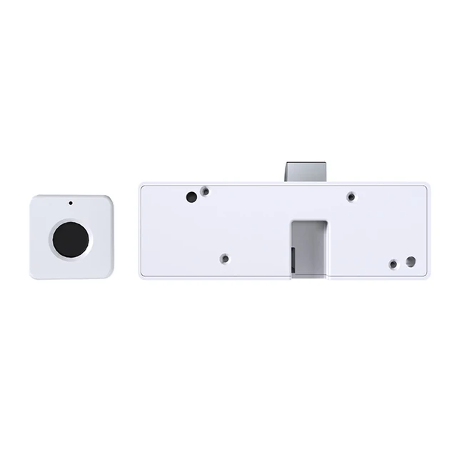 Biometric Fingerprint Lock Battery Powered Furniture Privacy Lock Fast Unlocking Electric Fingerprint Lock for Drawer Wardrobe 1