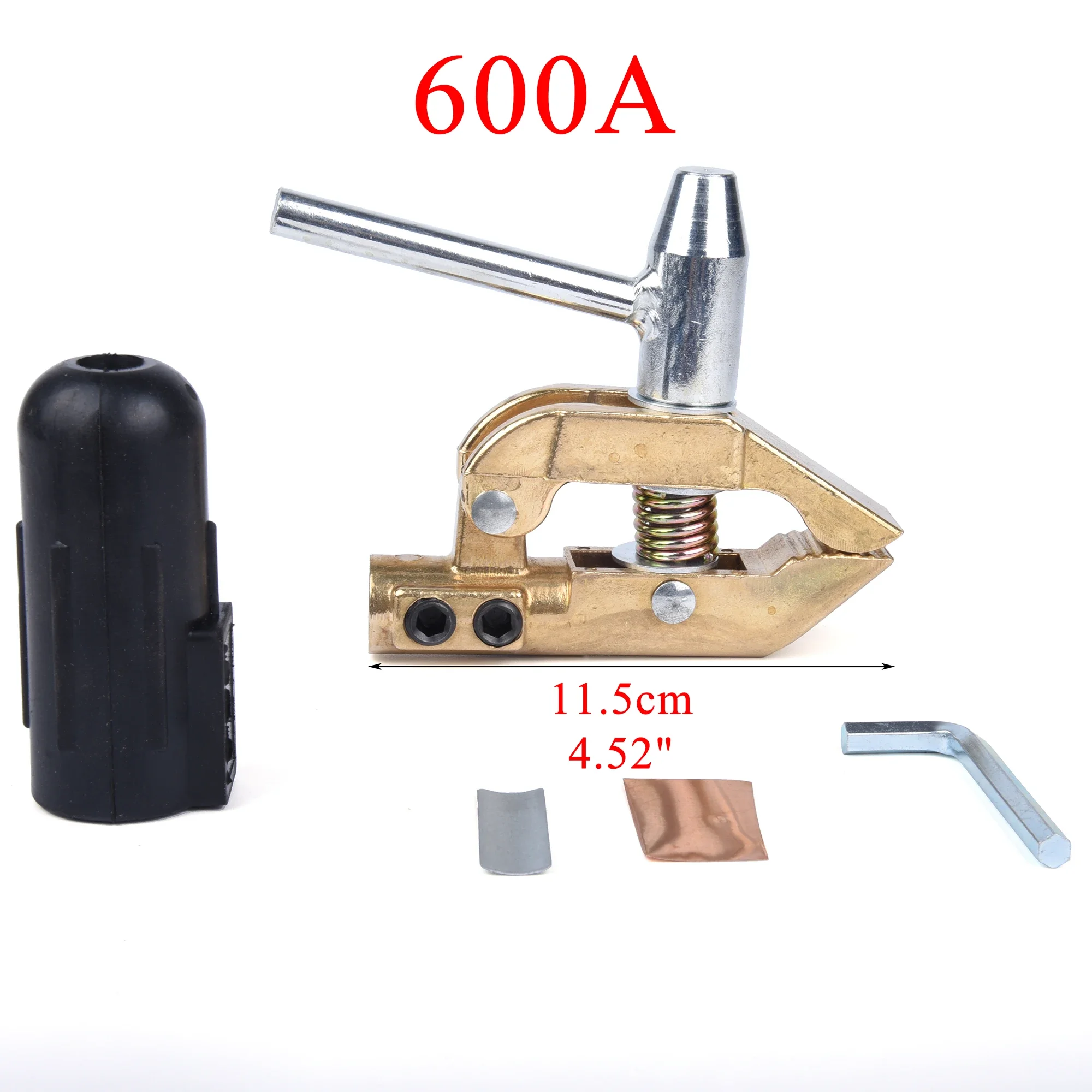 Welding Crocodile Clamp, 260/300/500a Brass A Shape Ground Welding Earth Clamp For Welding Machine (260a - View #10