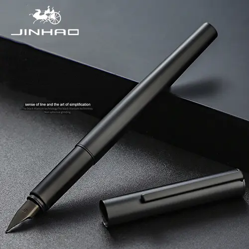 Jinhao 35 All Metal Fountain Pen EF Superfine Nib Smooth Writing,Calligraphy Practice,Essential Business Office Use Stationery - Image 3
