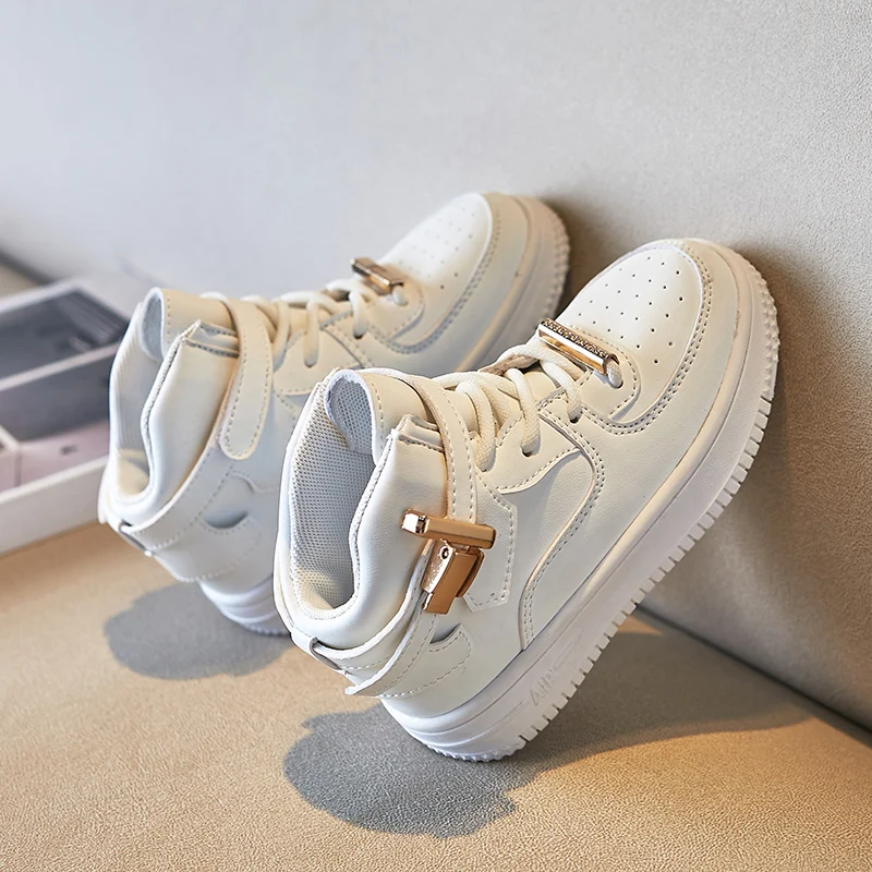 Kids High Top Spring and Fall Sneakers Soft Walking Shoes for Babies Boys Girls School Sneakers for Kids 2024 2