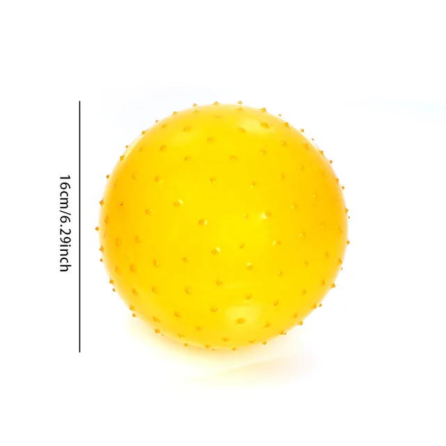 1-5Pcs 16CM Fun Games Kids Inflatable Ball Rubber Toy Baby Cartoon Thorn Large Balloon Developmental Children Massage Toys Balls 6