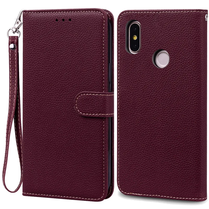 Luxury Leather Wallet Flip Case - Elegant Protective Cover