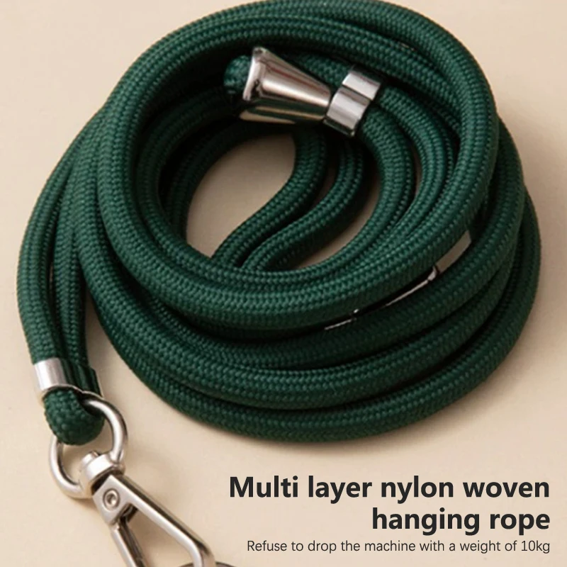 Versatile Crossbody Phone Strap with Clip - Adjustable Anti-Lost Necklace Lanyard