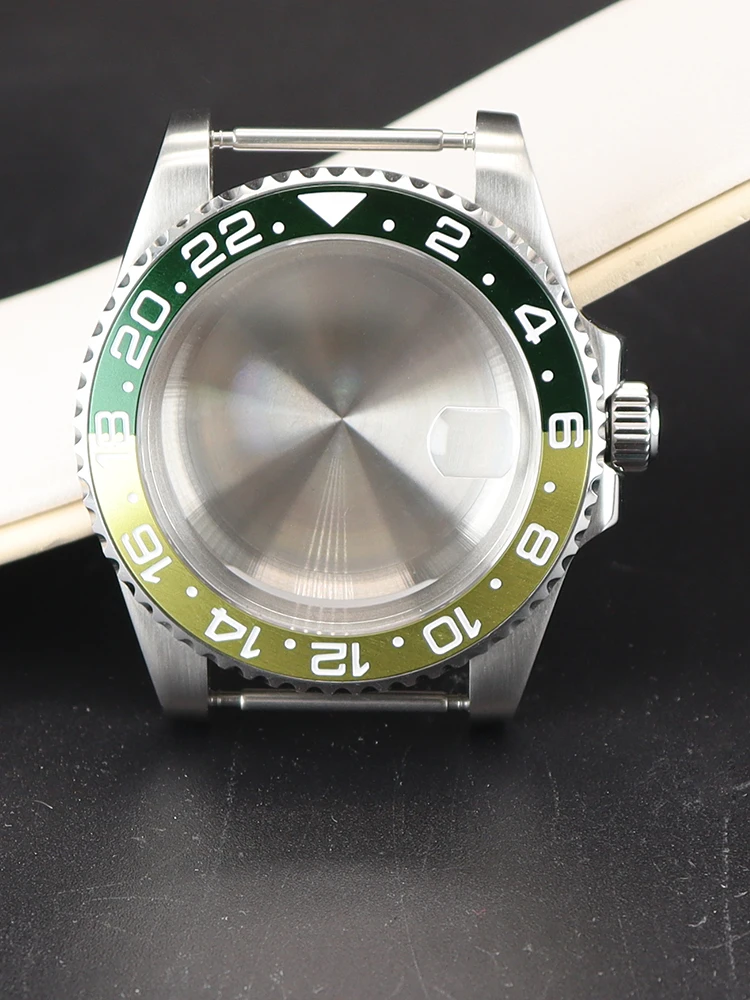 Premium 40mm Waterproof Watch Case with Ceramic Bezel Insert