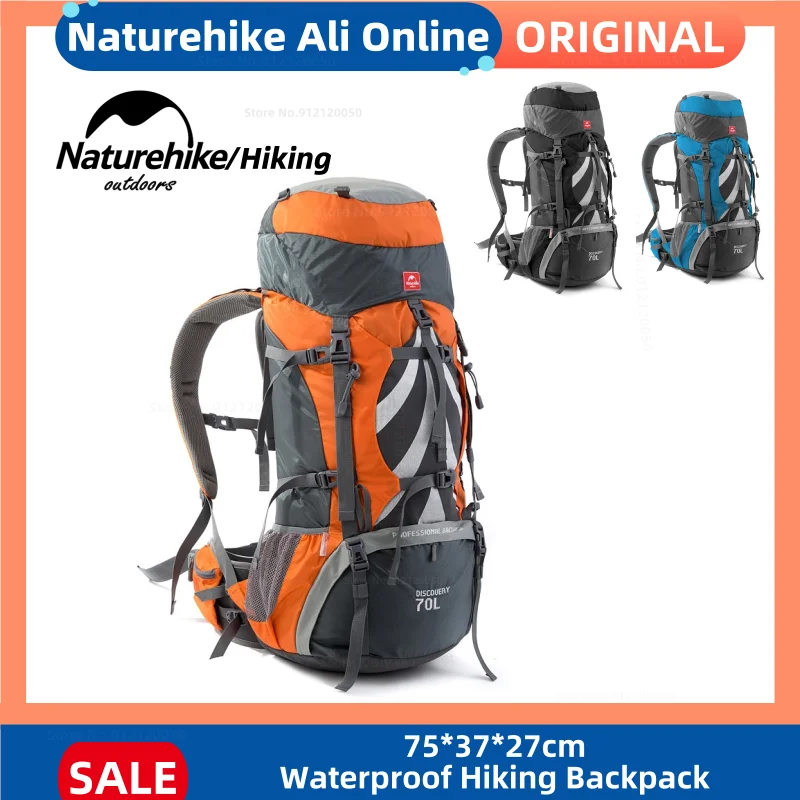 NatureHike 70L Outdoor Backpack Hiking 
