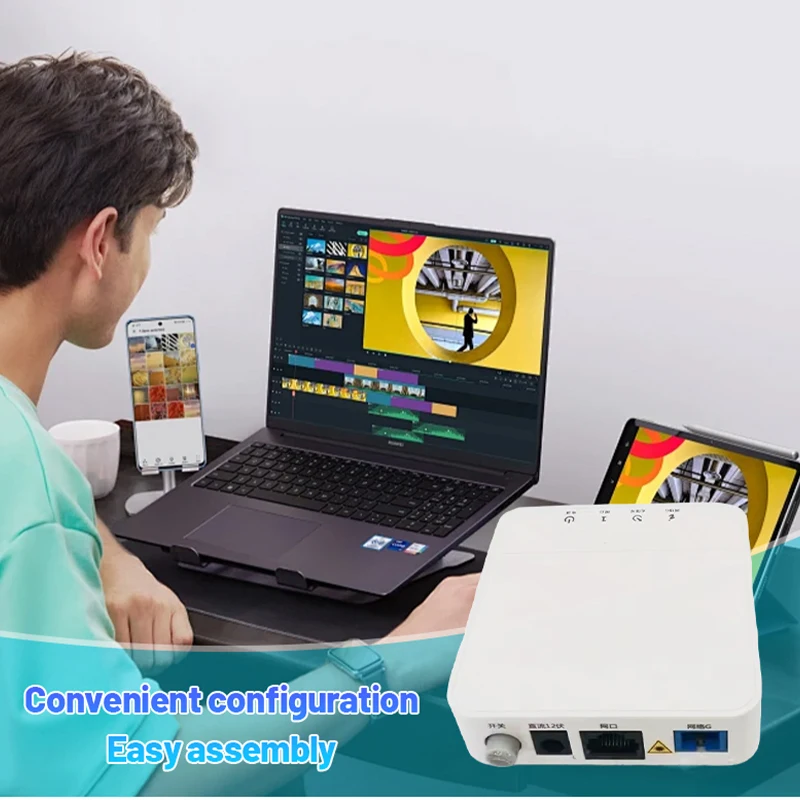 AN5506-O1-A optical network unit with 1GE+1FE LAN port EPON ONU compatible with fiber optic Ont FTTH 1GE terminal Gigabit modem
