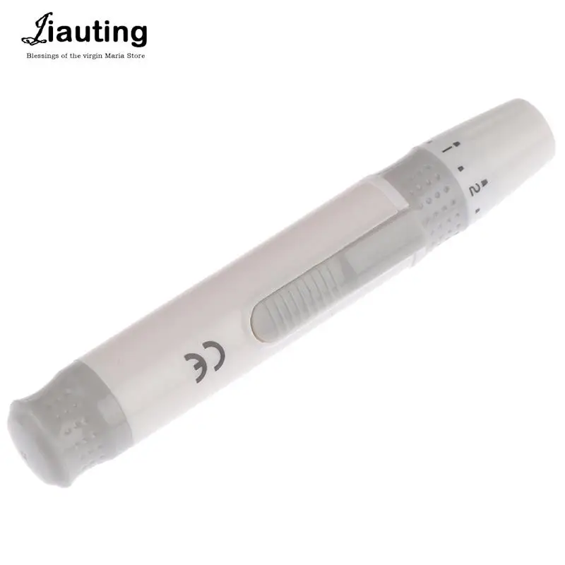 Adjustable Depth Blood Sampling Glucose Test Pen Blood Sample Pen Lancet Lancing Device 1pcs blood lancet pen For Diabetics Collect