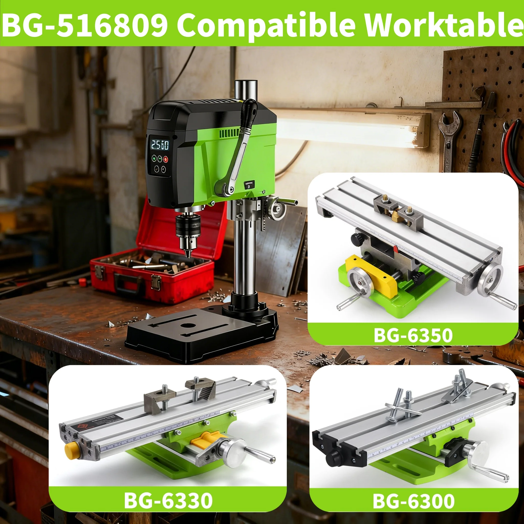 Allsome 400w Tisch bohrmaschine, Bohrmaschine mit variabler Geschwindigkeit BG-516809 – Detail 10