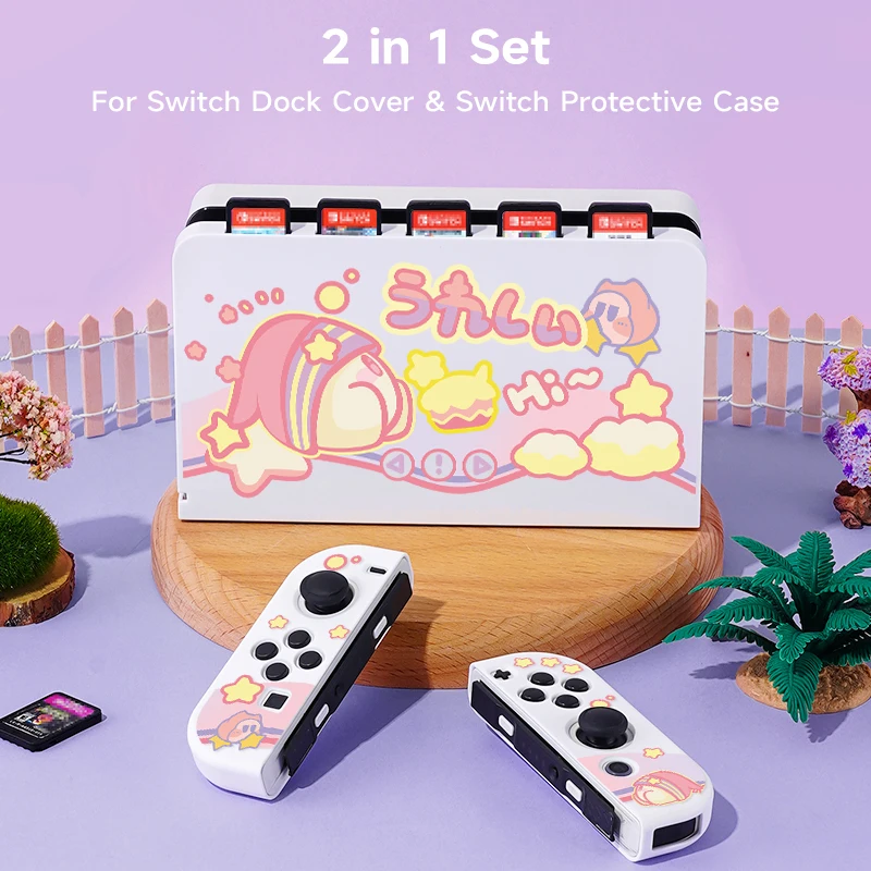 2-Pcs-Kappy-Theme-Pattern-Protective-Case-with-Base-Cover-Set-for ...