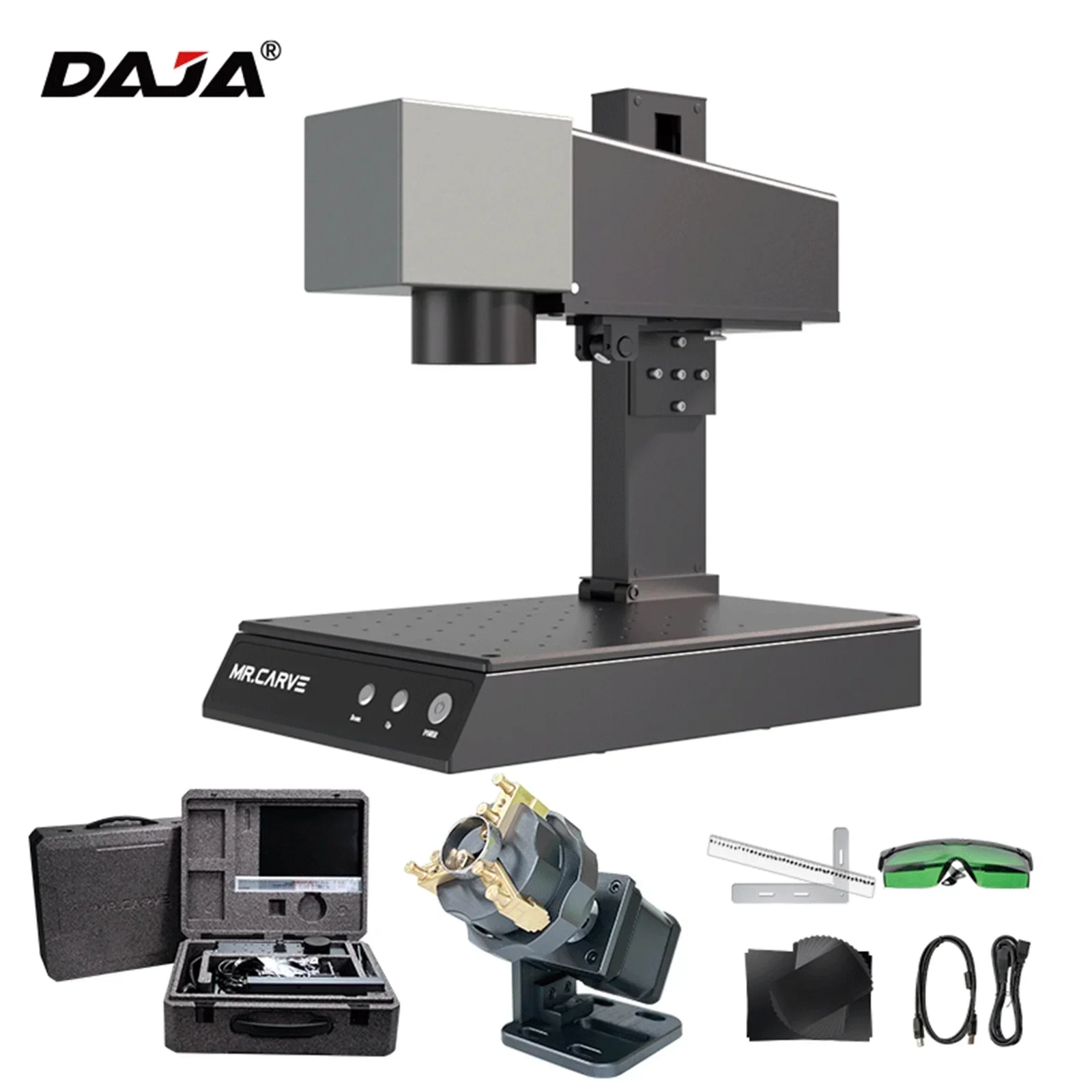 

DAJA Mr Carve M1 Pro Desktop Marking Engraver Machine Printing Machine Fiber Printer With Rotary