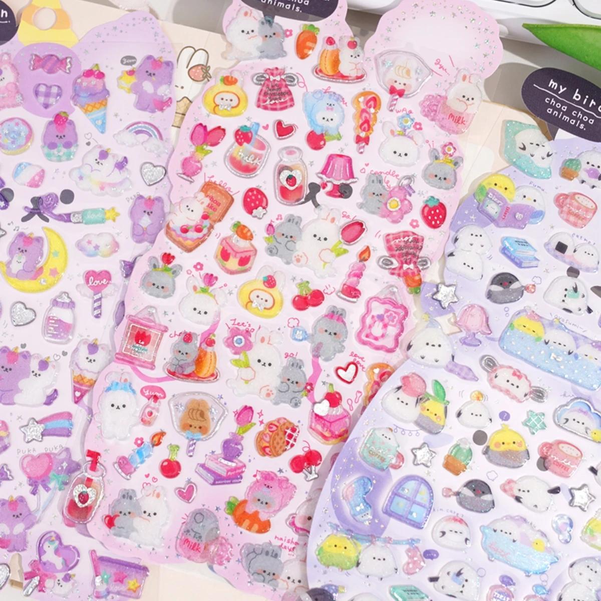 36-pcs-lot-colorful-candy-3d-crystal-decor-stickers-scrapbooking-diy-journal-stationery-diary-sticker-gift-prizes-kids-wholesale