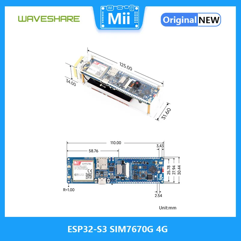 ESP32-S3 SIM7670G 4G  , LTE Cat-1, WiFi, , GNSS Ŵ , ۷ι Ŀ Ƽ 