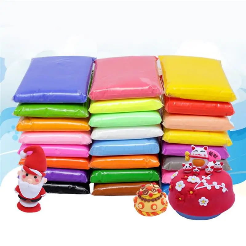 

36 Colors Air Dry Clay Moulding Craft Clay Set For Kids With Tools Children'S DIY Toy Plasticine Clay Crystal Colorful Mud