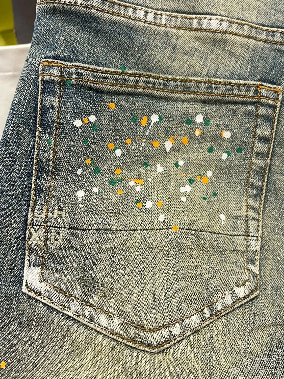 Fashion Slim Denim Casual Spring Autumn Ripped Distressed Vintage Designer Men's Jeans Luxury Clothing Streetwear Pants