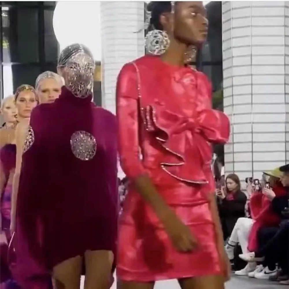 Fashion luxury shining Rhinestone mesh hollow mask body jewelry women's wedding accessories bridal mask chain party accessories