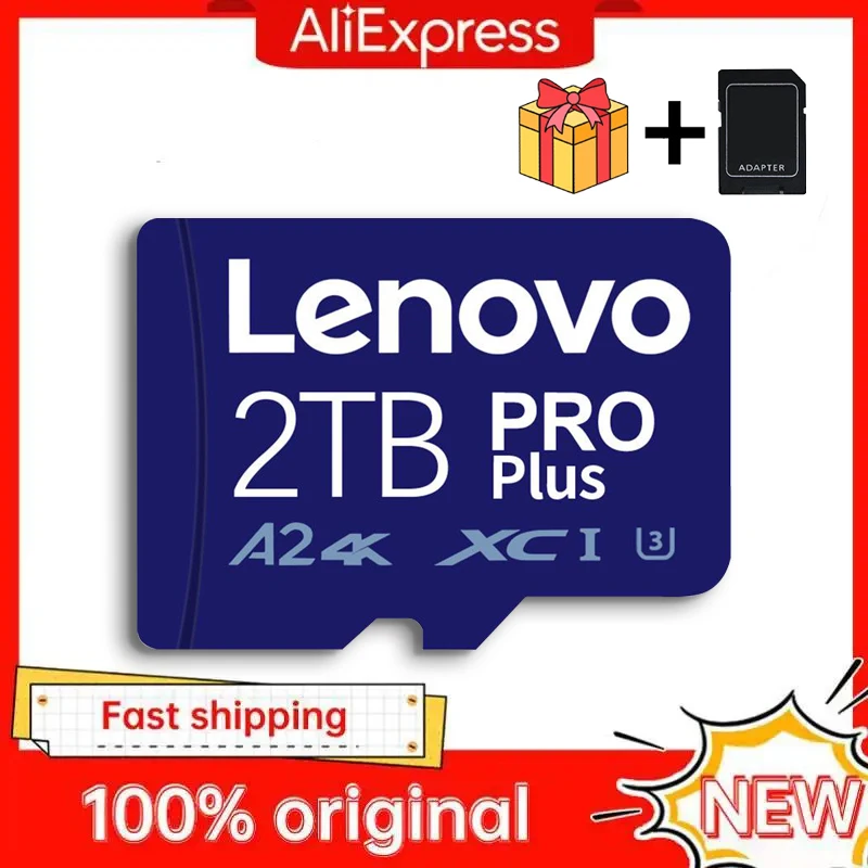 Lenovo Class10 Micro Tf Sd Card 2Tb 1Tb Scheda Di Memoria Scheda Sd Ad Alta Velocità 512Gb Per Giochi Nintendo Switch Ps4 Ps5 Laptop Steam Deck