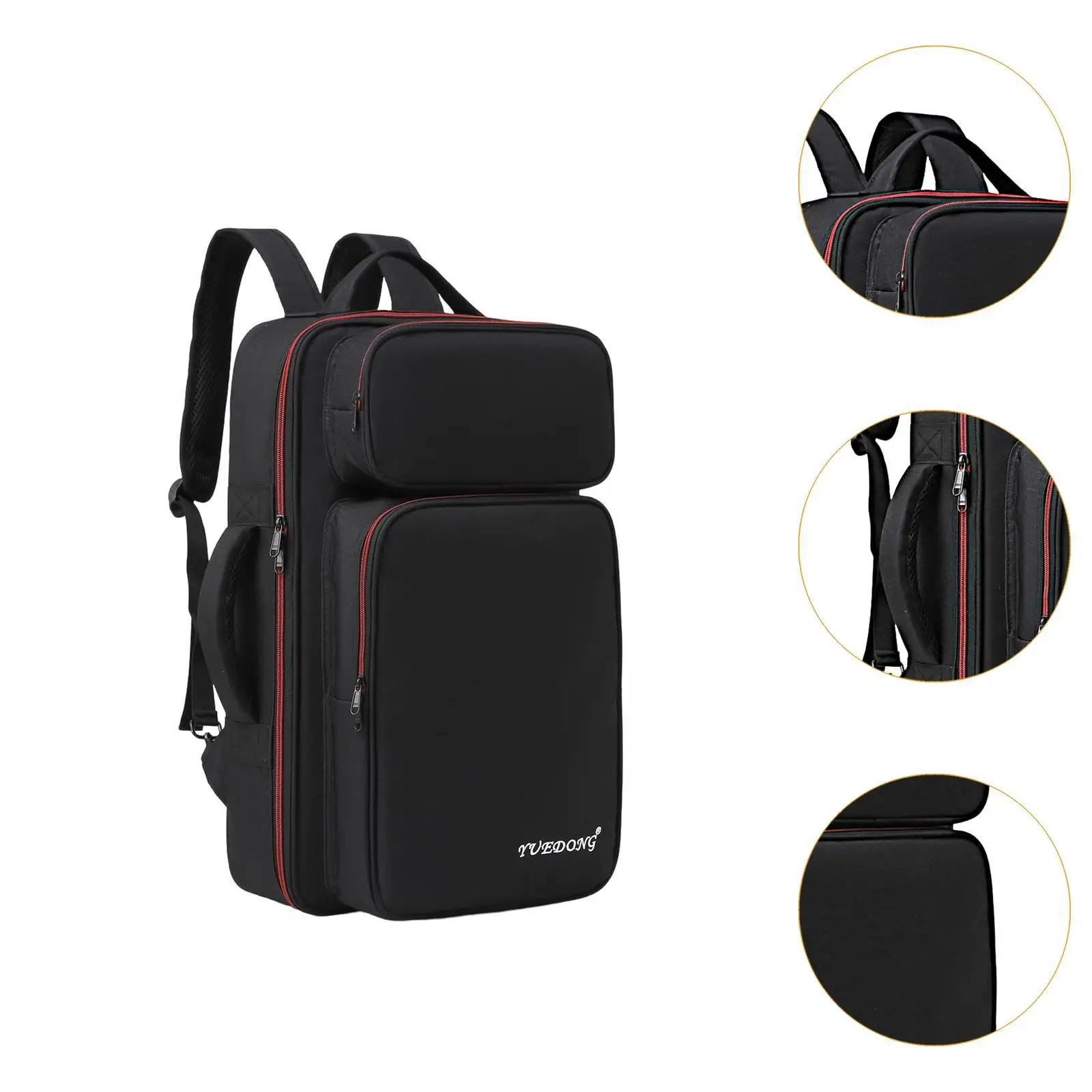 Pedal Board Bag, Backpack, Guitar Effects Pedalboard Bag, Carrying Bag, with Pockets, Multifunction
