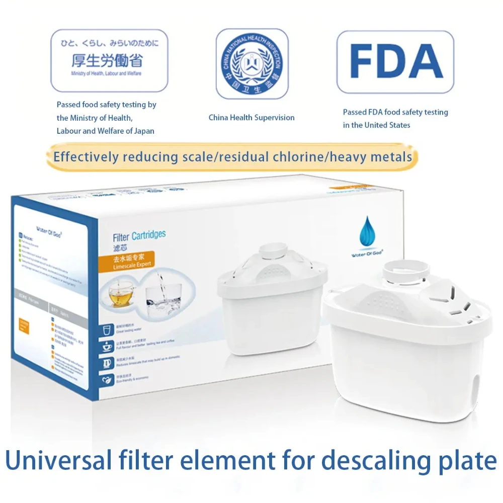 Cartuccia Filtro Acqua Universale Limescale Per Brita Maxtra Plus + Ricarica Sostituire Cartuccia-6 Pack Water Limescale Consegna Veloce