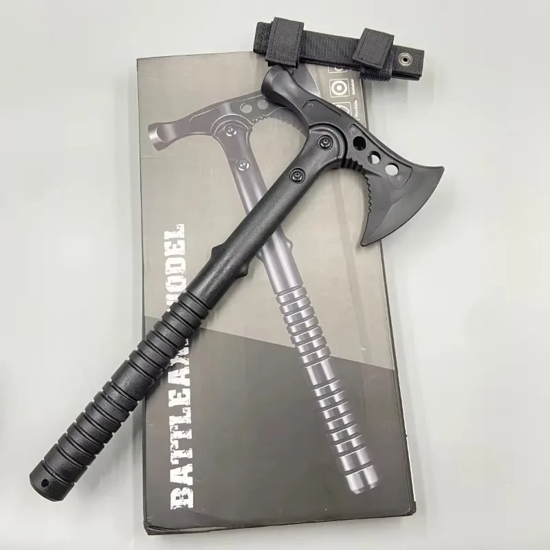 37cm Military Simulation Axe Training Supplies Rubber Props Model Martial Arts Prop Axe Tactical Supplie Performance Collection