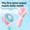 New Mini Cartoon Summer Hanging Neck To Heat Handheld Small Fan Portable Usb Charging Desktop Long Life Silent Gift 1