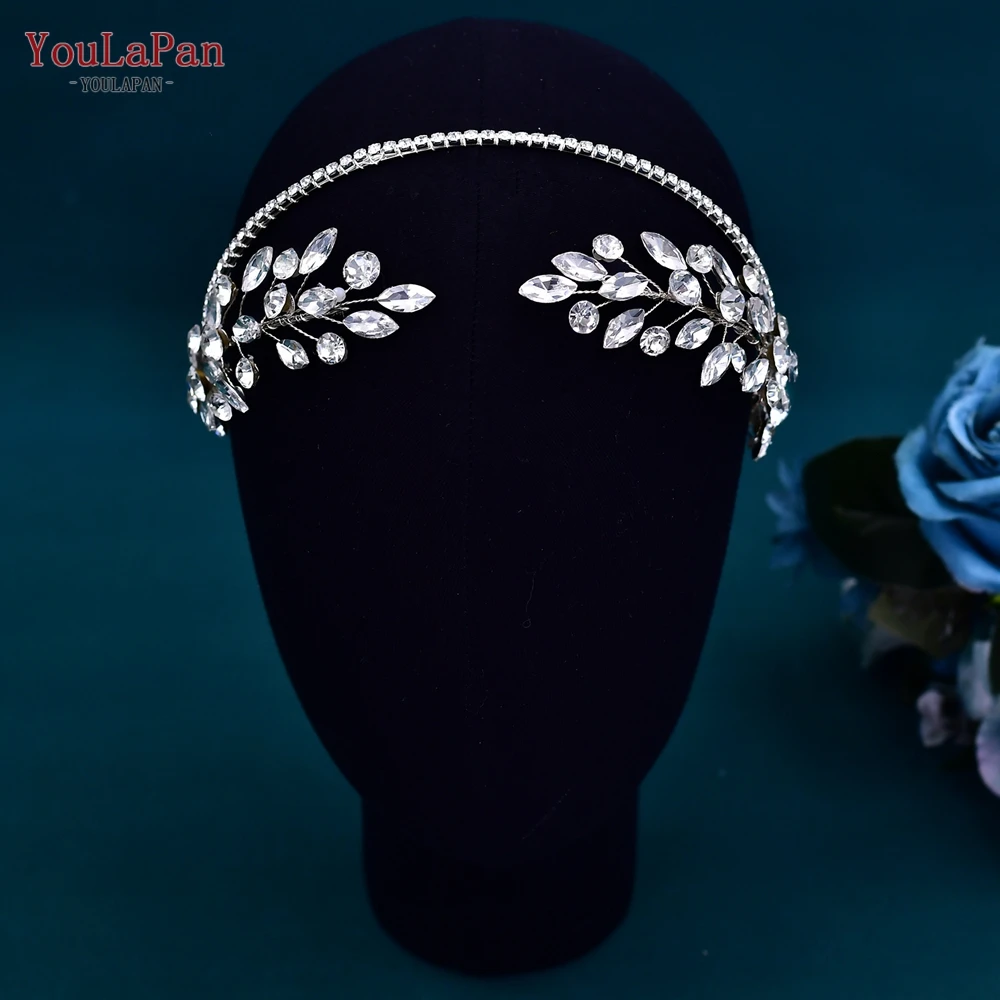 YouLaPan Woman Headdress for Party Wedding Hair Accessories Rhinestone Bridal Headband Head Hoop Girl Bride Headpiece HP531 hair accessories bridal hair accessories crown headband