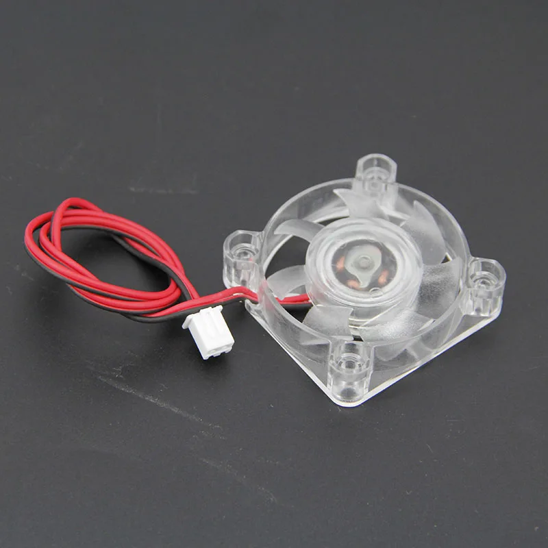 4010 40x40x10mm 4cm Hydraulic Bearing 2pin DC 5v 12v 24v Cooling Fan Transparent LED light Emitting