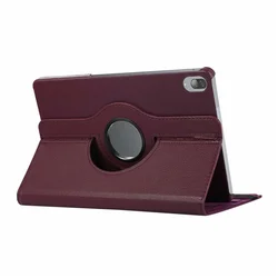 360 - Degree Rotating Stand Cover for Tablets - Versatile Protective Case (Purple)