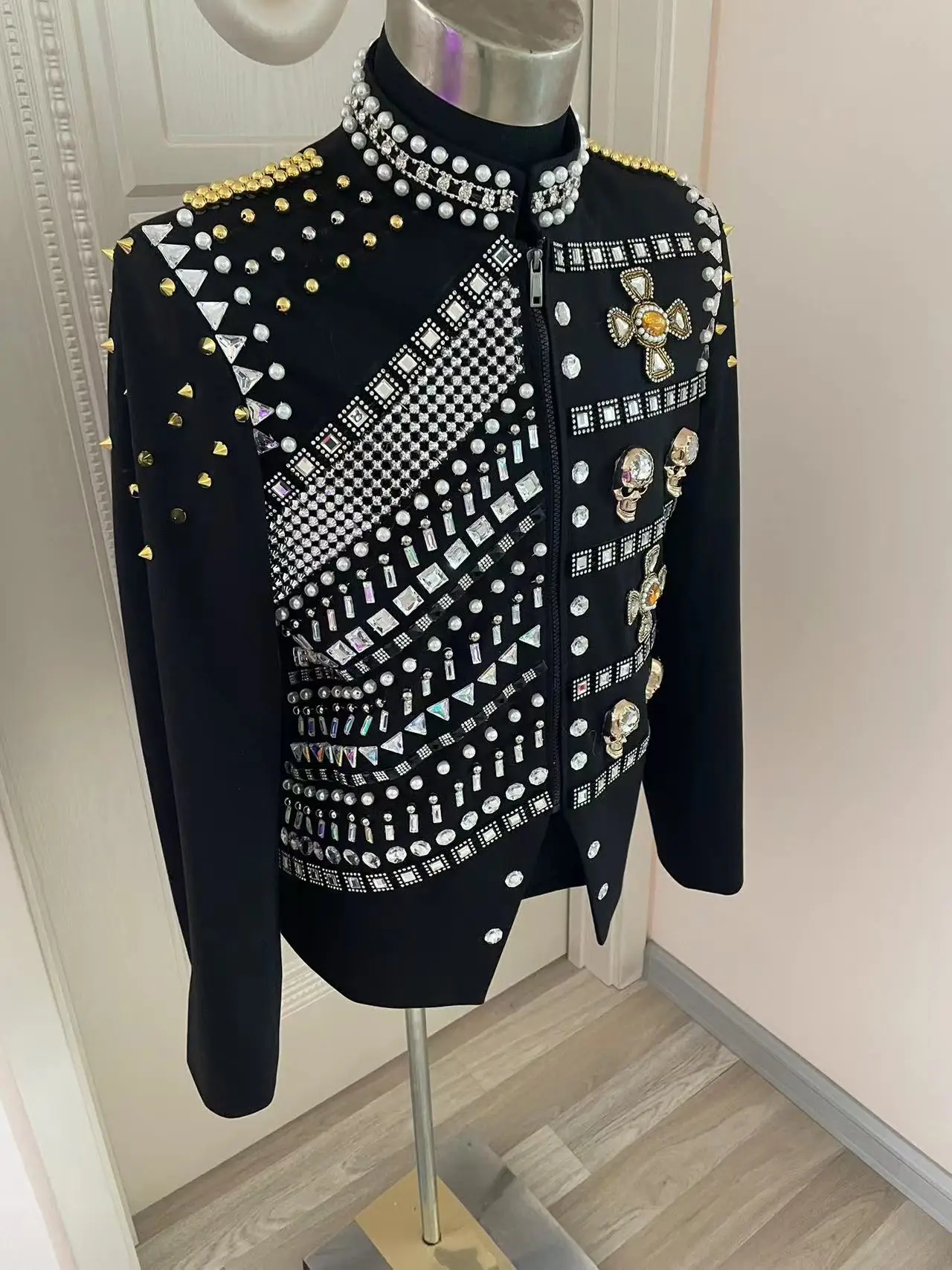 楽天市場】メンズスパンコールジャケット 男性 舞台演出服