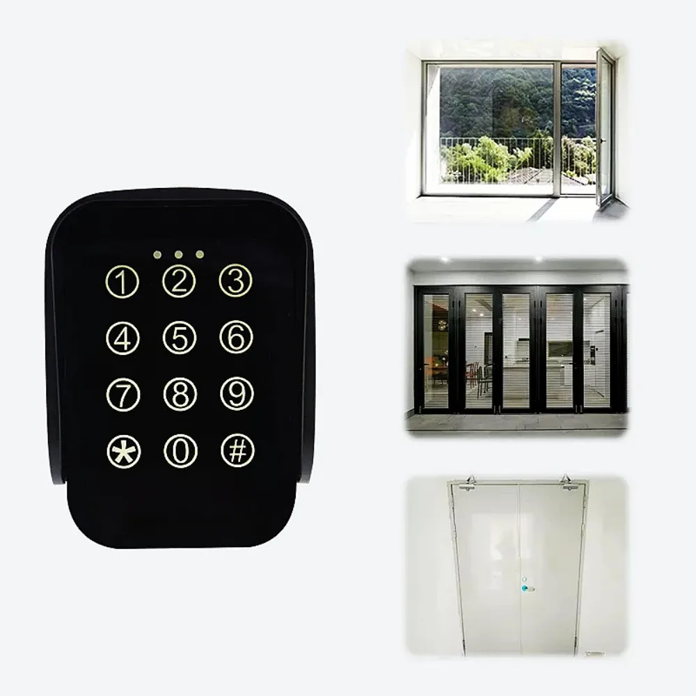 Wireless Touch Panel Keypad for Gate Openers - Two-Channel, Waterproof Design