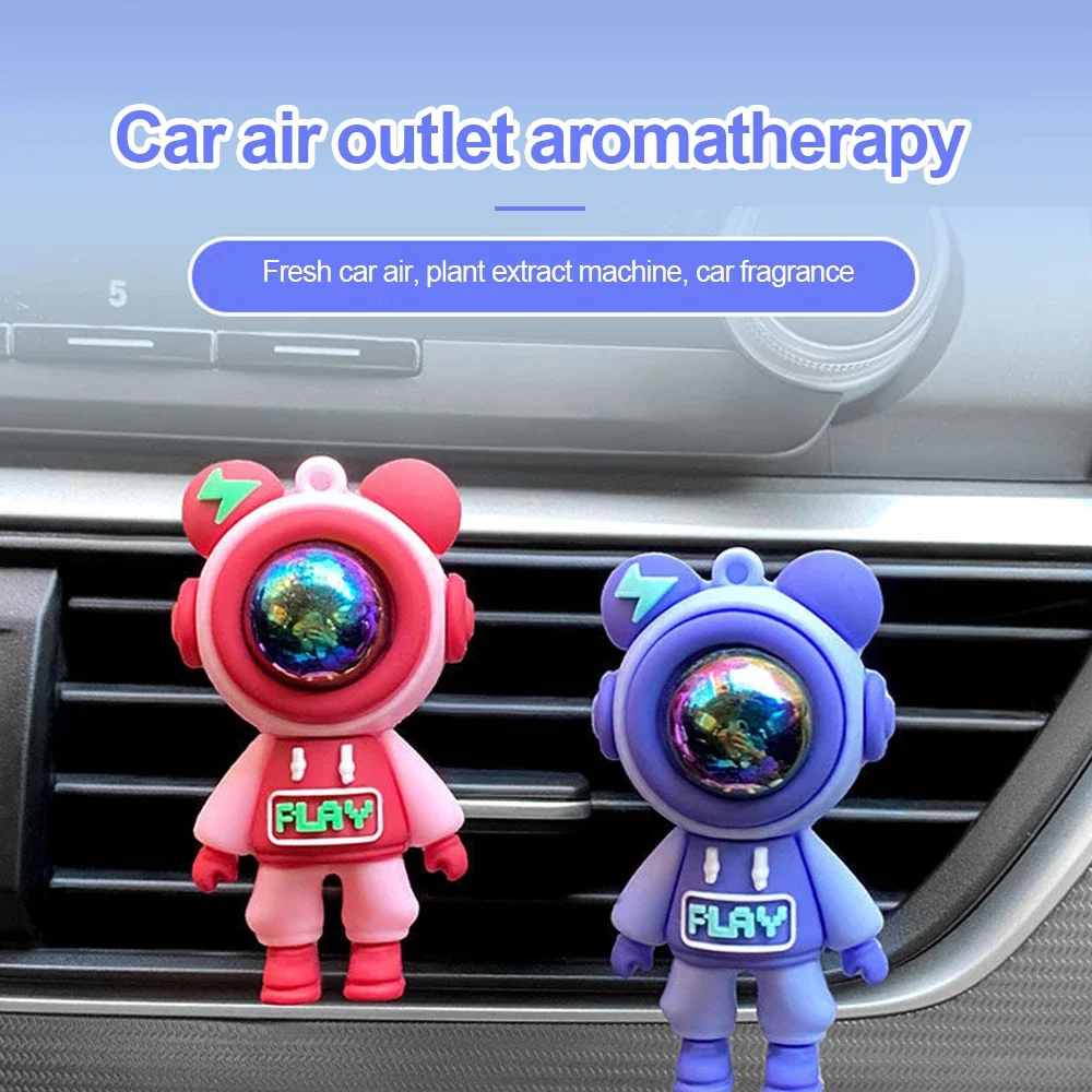 Astronaut-Themed Car Air Freshener and Pendant