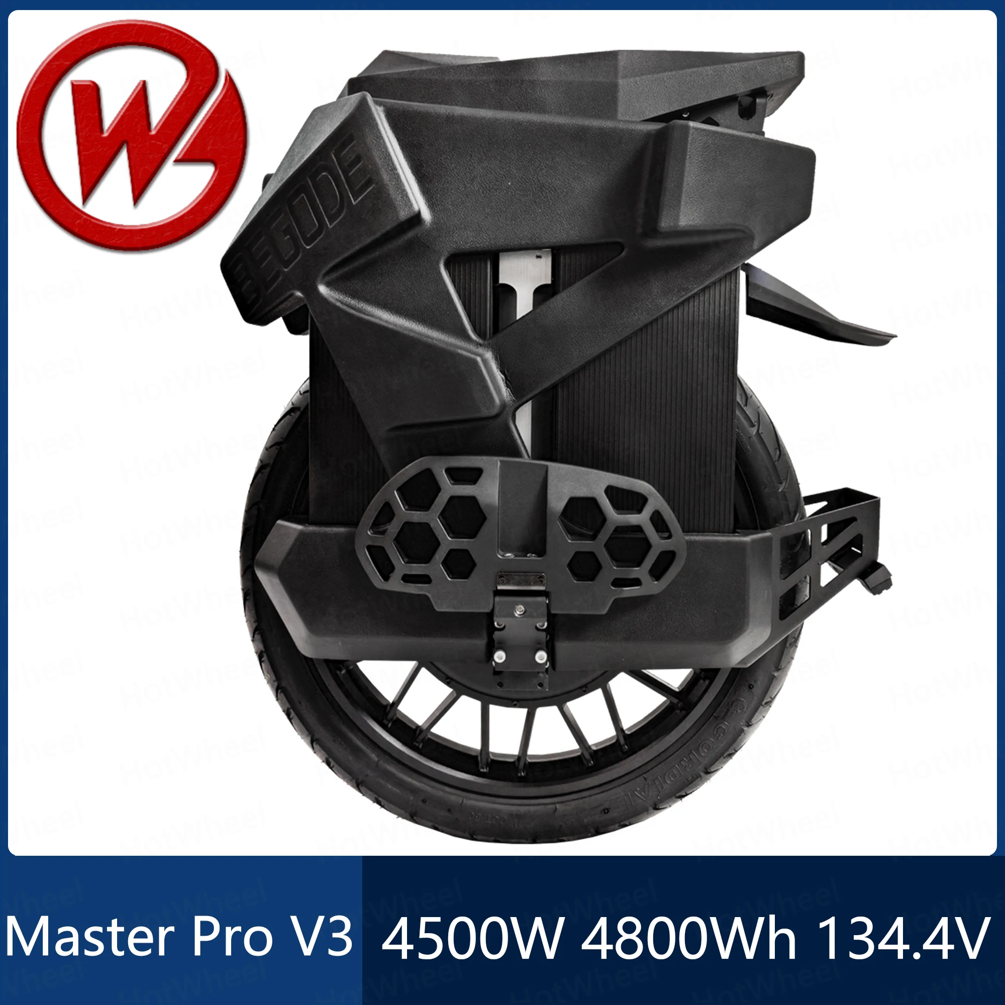 Begode Master Pro V3 EUC 50S 134.4V 4800Wh Battery 4500W C40 Motor 22inch Tire 80mm Suspension Upgrade 36 MOS Mainboard Unicycle