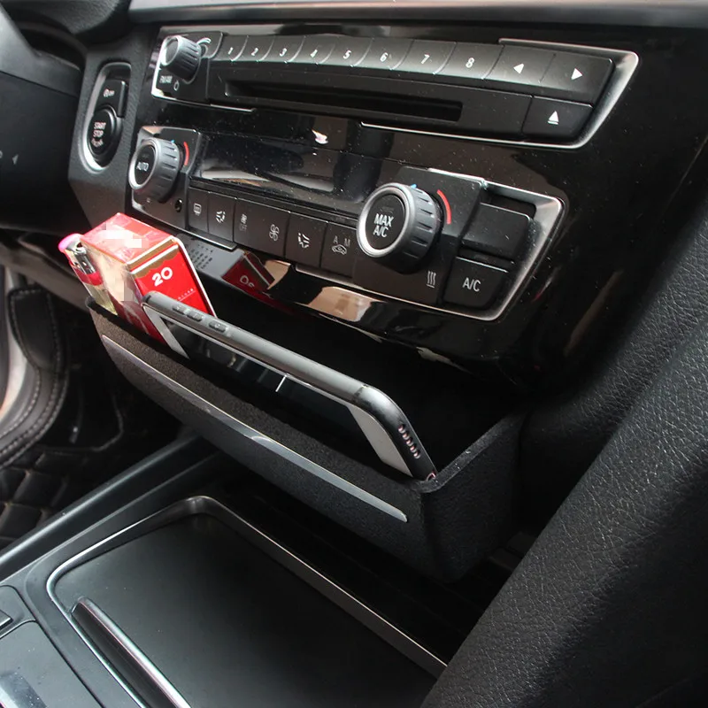 

Car Styling Center Console CD Panel Replacement Buckle Storage Box For BMW 3/4 Series F30 F31 F34 F36 Interior Auto Accessories