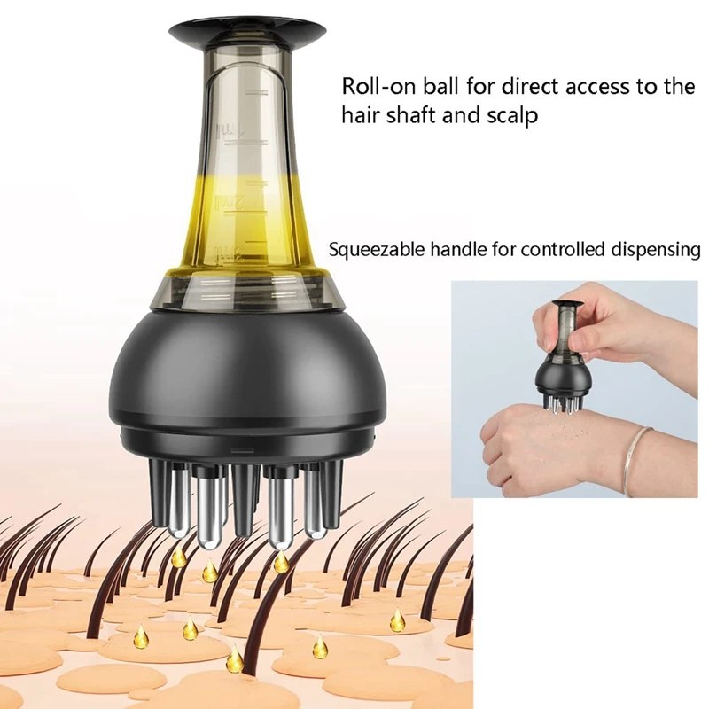 Scalp Medicine Liquid Applicator Scalp Applicator Massaging Comb For Hair Treatment Growth Easy Install