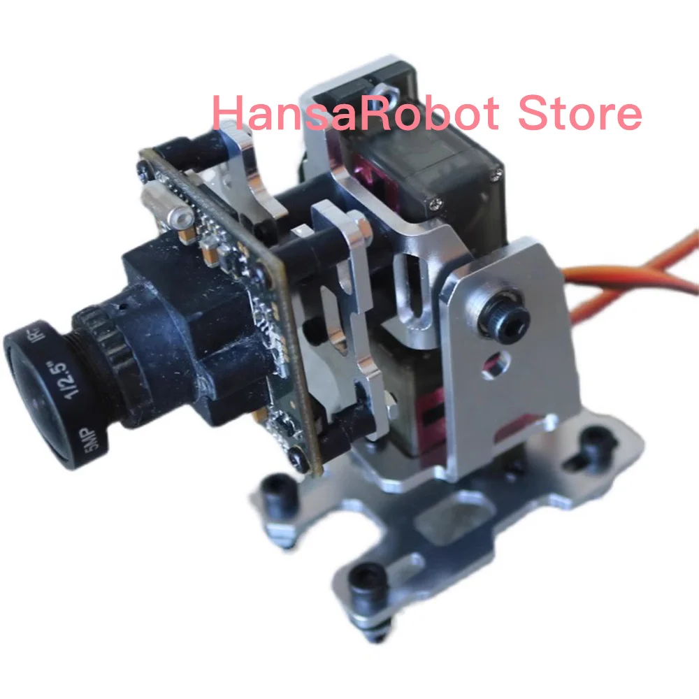 Metal Steering Engine Pan Tilt Bracket Sky End Fpv Head Tracking Dual Axis Model Camera 3