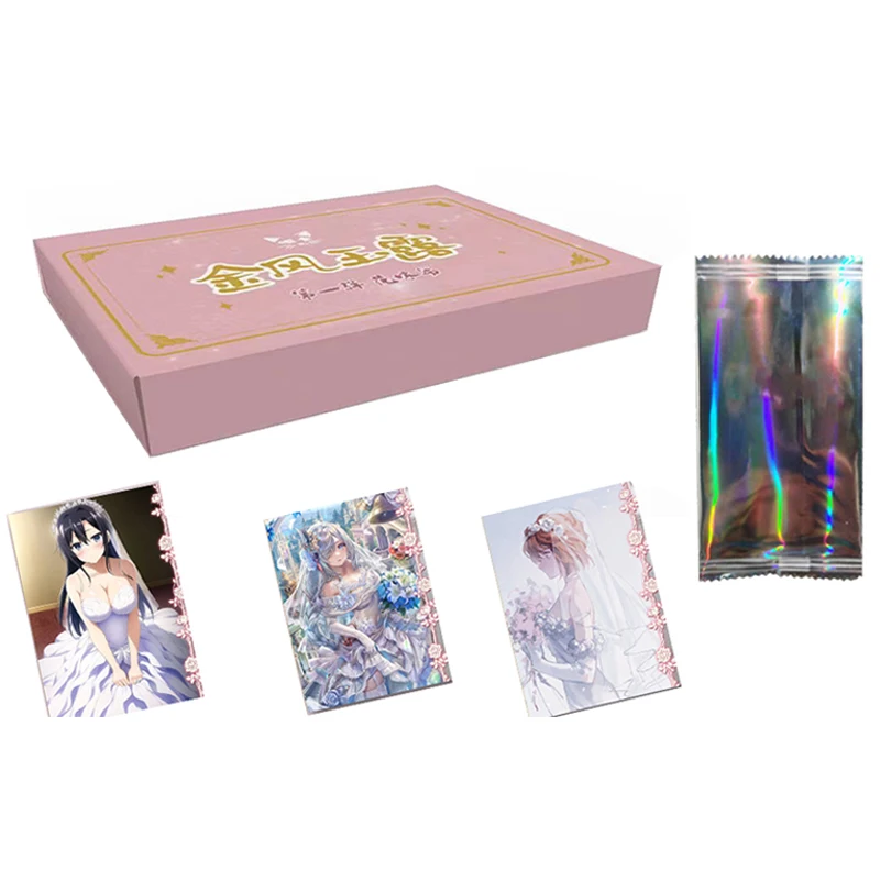 

Goddess Story Cards 1/4 BOX Collection Booster Box Sexy Chance Real Person Card Party Booster Box Feature Limited Goddess Cards