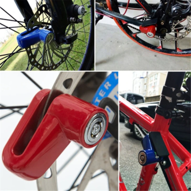 Description Picture 6 of itemBicycle Lock Electric Vehicles Locks Anti-Theft Wheel Brake Lock Portable Outdoor Bike Riding Padlock Security Accessories