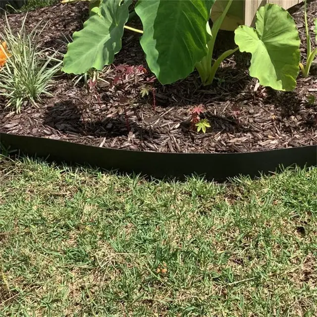 Tájkép Szegély Szegélyű Szegény Kerítés Öv Határ Menti Kerti Gyep Kő Elszigetelő Út Növényi Kiegészítők Rugalmas Tábla - Image 3