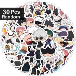 Jujutsu Kaisen Anime Sticker Pack - Cute Satoru Gojo & Itadori Yuji Cartoon Stickers (30pcs random)