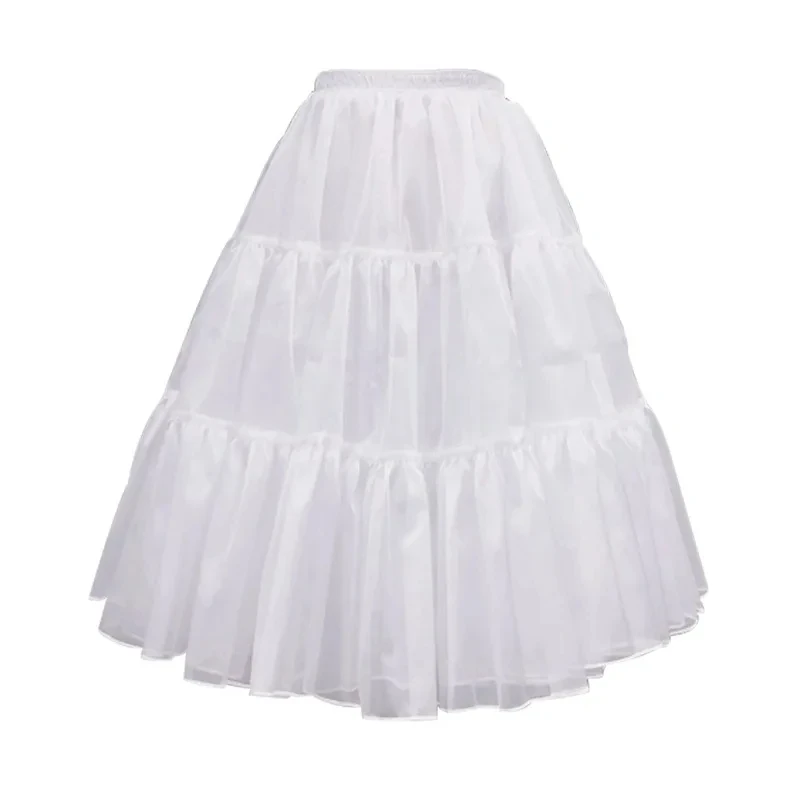 Women Girls Crinoline Short outdoor Petticoats Victorian Skirt A-line Elastic Waist Underwear Underskirt petticoat skirt petticoat underskirt wedding underskirt lolita petticoat flower girl underskirt wedding petticoat vintage underskirt tulle tutu skirt