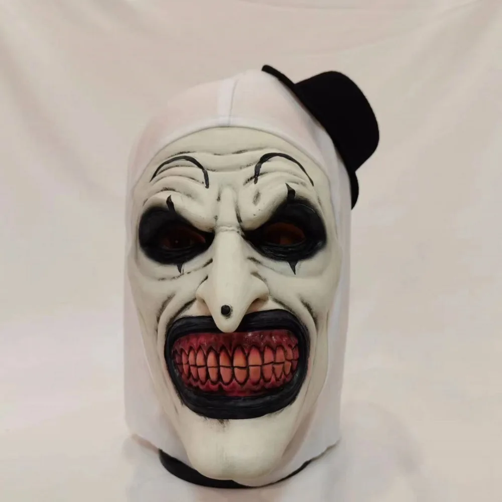 Realistic Bloody Clown Latex Mask for Halloween Cosplay and Parties