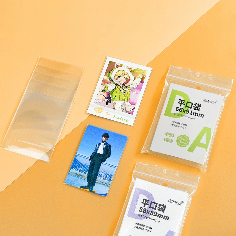 50 Pz/Set Tarocchi Cover Plastica Trasparente Maniche Di Carta Magic Board Game Tarots Poker Cards Protector