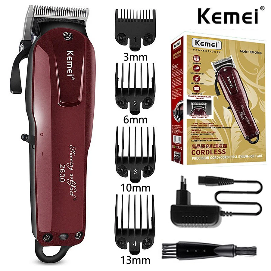 

kemei 2600 professional barber shop hair clipper for men electric hair trimmer fade hair cutting machine salon haircut tool