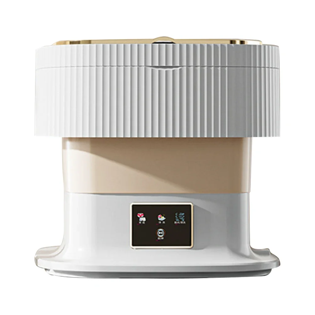 غسالة محمولة قابلة للطي مع مجفف دوار ، قابل للسحّ...