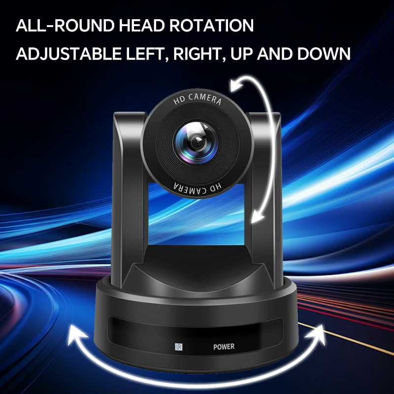 풀 ptz 1080P NDI 회의 카메라, IP 라이브 스트리밍, HDMI, USB, POE, SDI, 10X, 12X, 20X 줌, AI 교회 비즈니스 미팅