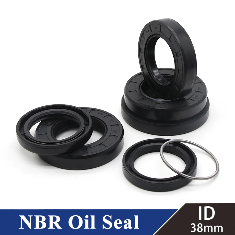 

1/2 шт. ID 38 мм NBR Oil Seal TC-38-48/50/52/54/55/56/58/60/62/65/70/72/75-5/7/8/10/12 мм нитриловые резиновые уплотнители для масла с двумя губами