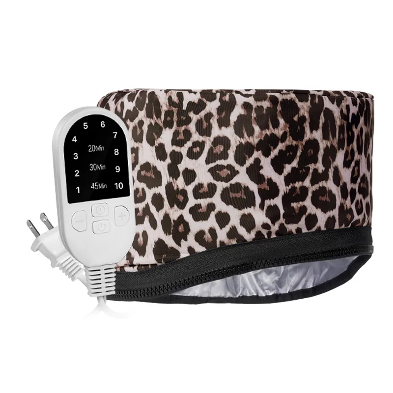 Heating Thermal Steamer Cap Electric Hot Treatment Cap for Natural Black Afro Hair Heated Hair Care Spa Hat for Home Use 6