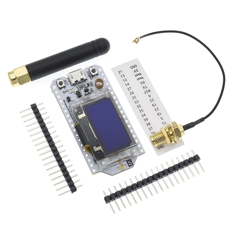 Макетная плата SX1276, 0,96 дюйма, OLED дисплей ESP32, Wi-Fi, Bluetooth, LoRa 868-915 МГц SX1276 ESP32