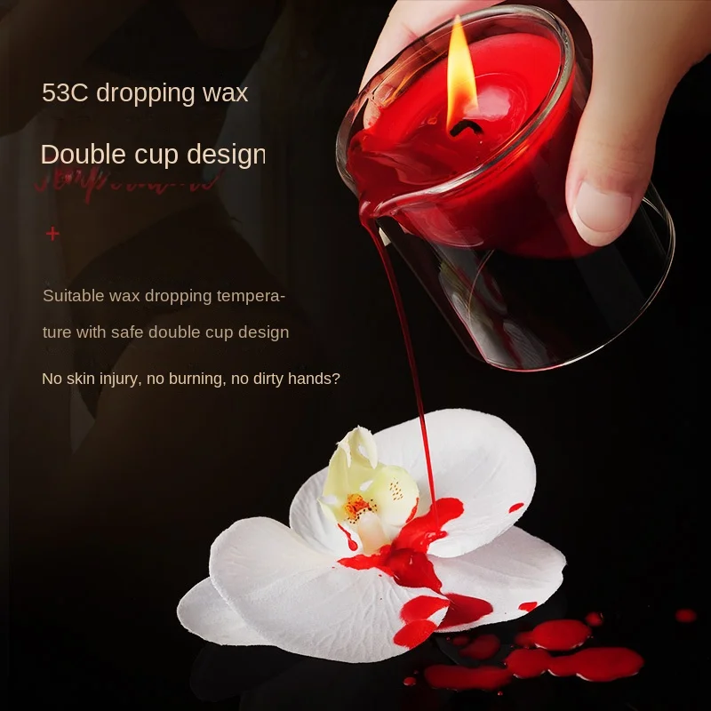 inplate Canned Low Temperature Candle Bdsm Candle Drip Sex Bed Flirting Sexy Massage Candles Erotic Games Sex Toys